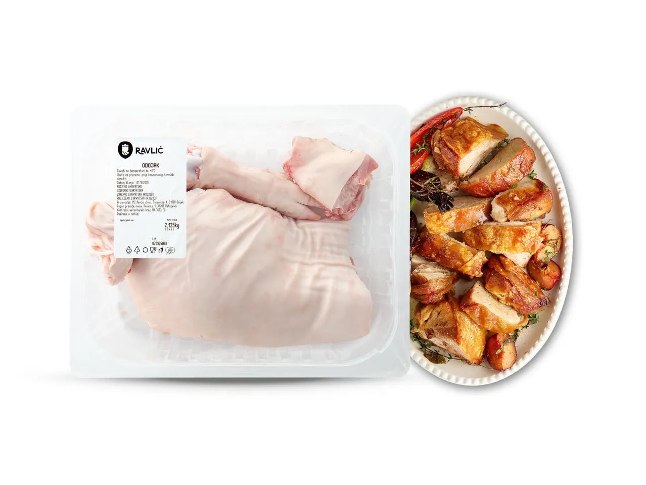Ravlić Odojak cca 2.3 kg