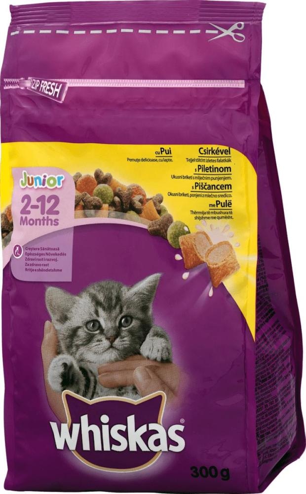 WHISKAS suha hrana za mačke i mačiće 300g Whiskas