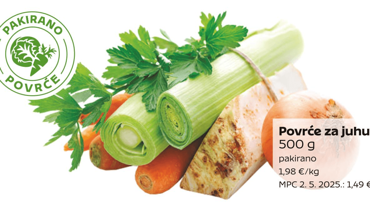 Povrće za juhu 500 g