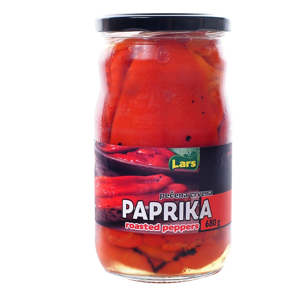 Paprika Crv. Pečena 680 g/ 400 g