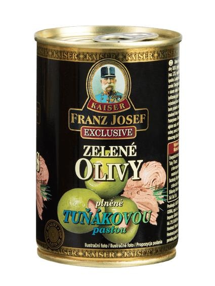 Masline zelene, crne Franz Josef 300 g