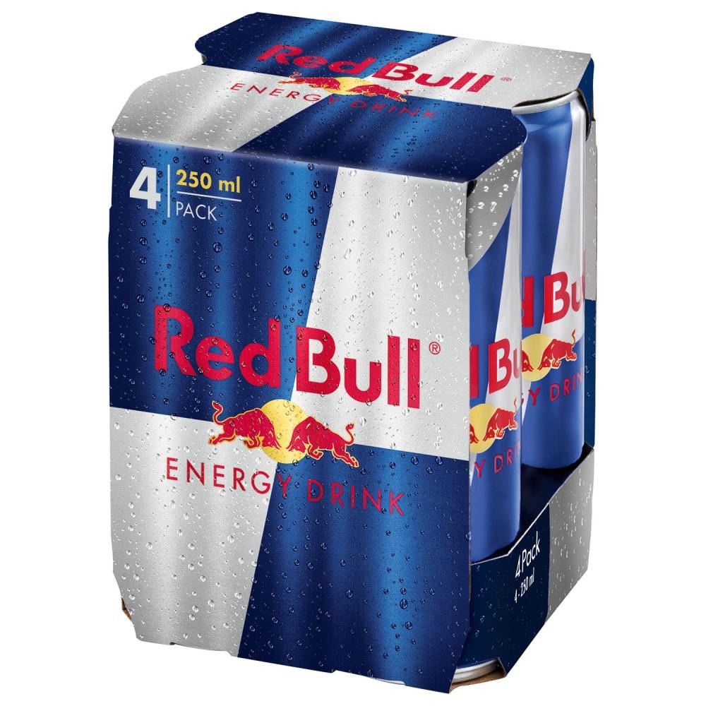 Red Bull Energetsko piće 4 x 0,25 L Red Bull