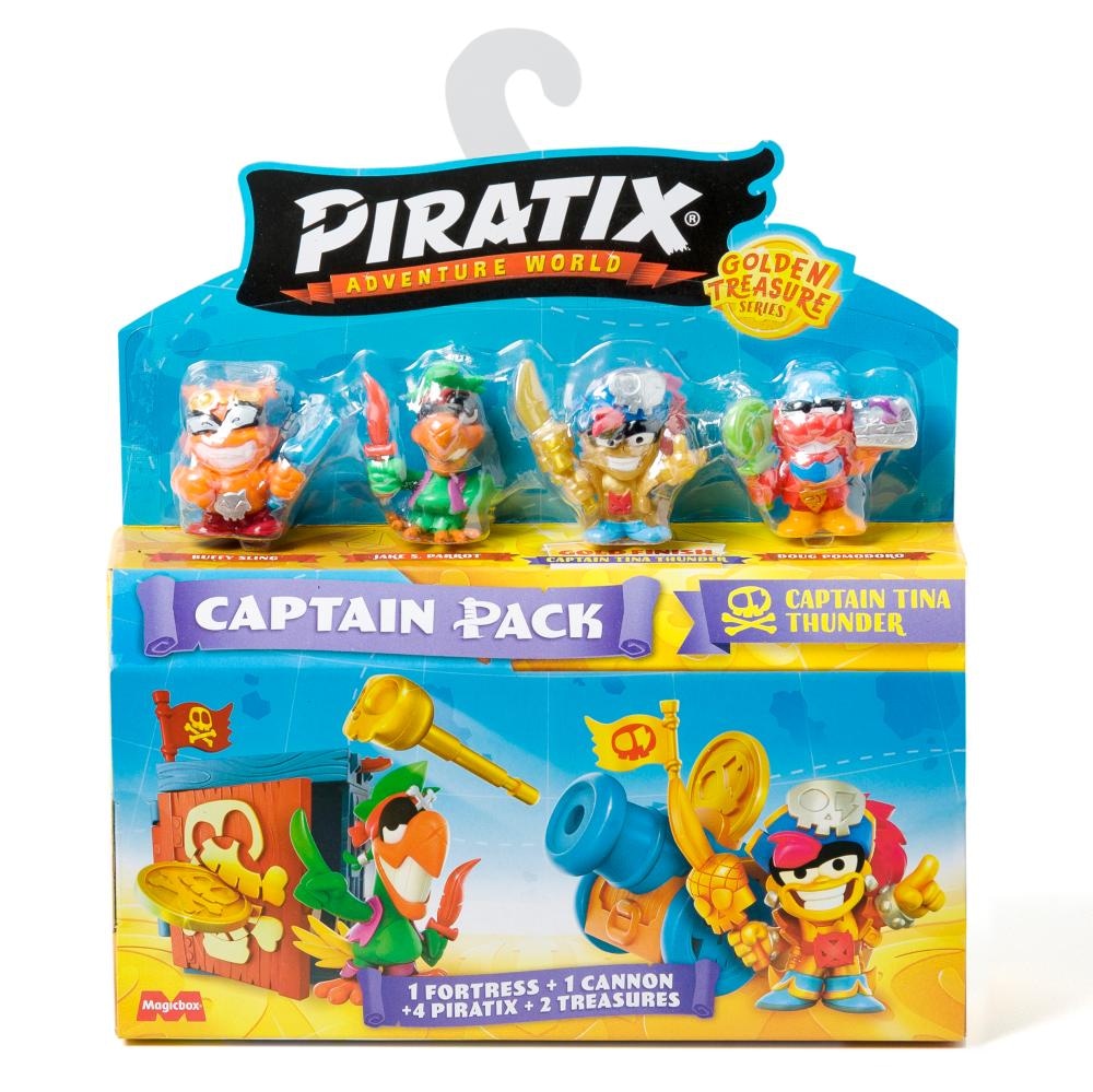 PIRATIX zlatno blago - kapetanski set PIRATIX