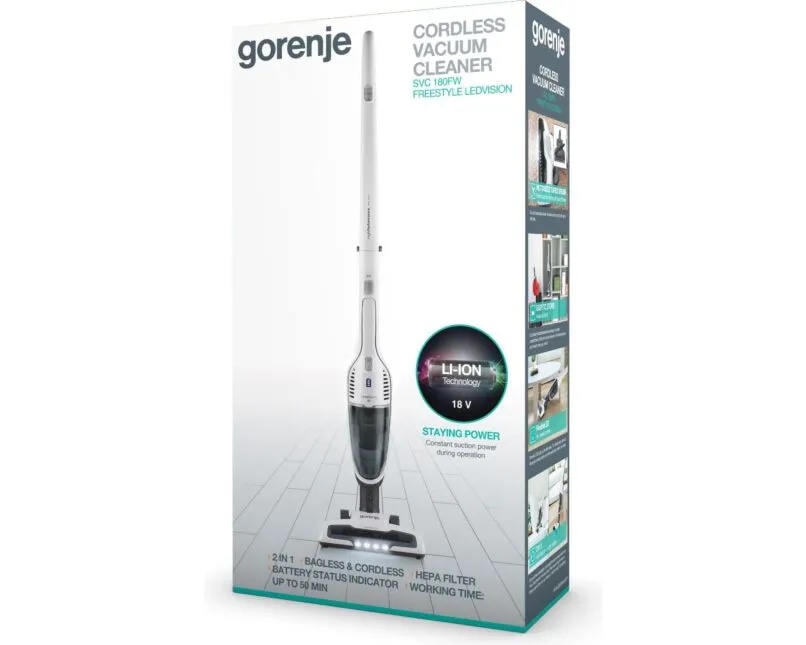 Štapni usisavač Gorenje SVC180FW