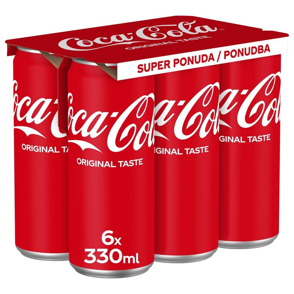 Coca-Cola ili Fanta 6x 0,33 l Coca-Cola