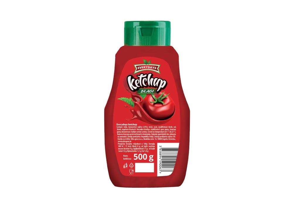 EVERYDAYS Ketchup blagi 500 g