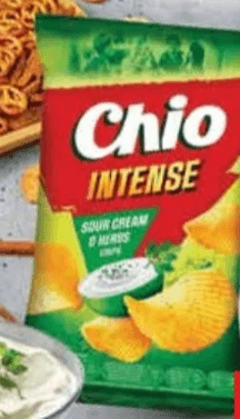 Čips intense sour cream&herbs 120 g Chio