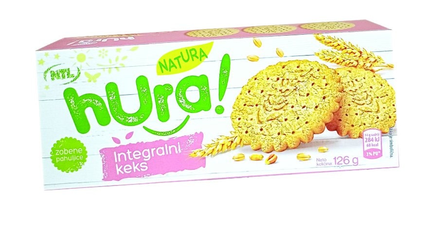 Keks integralni 126 g