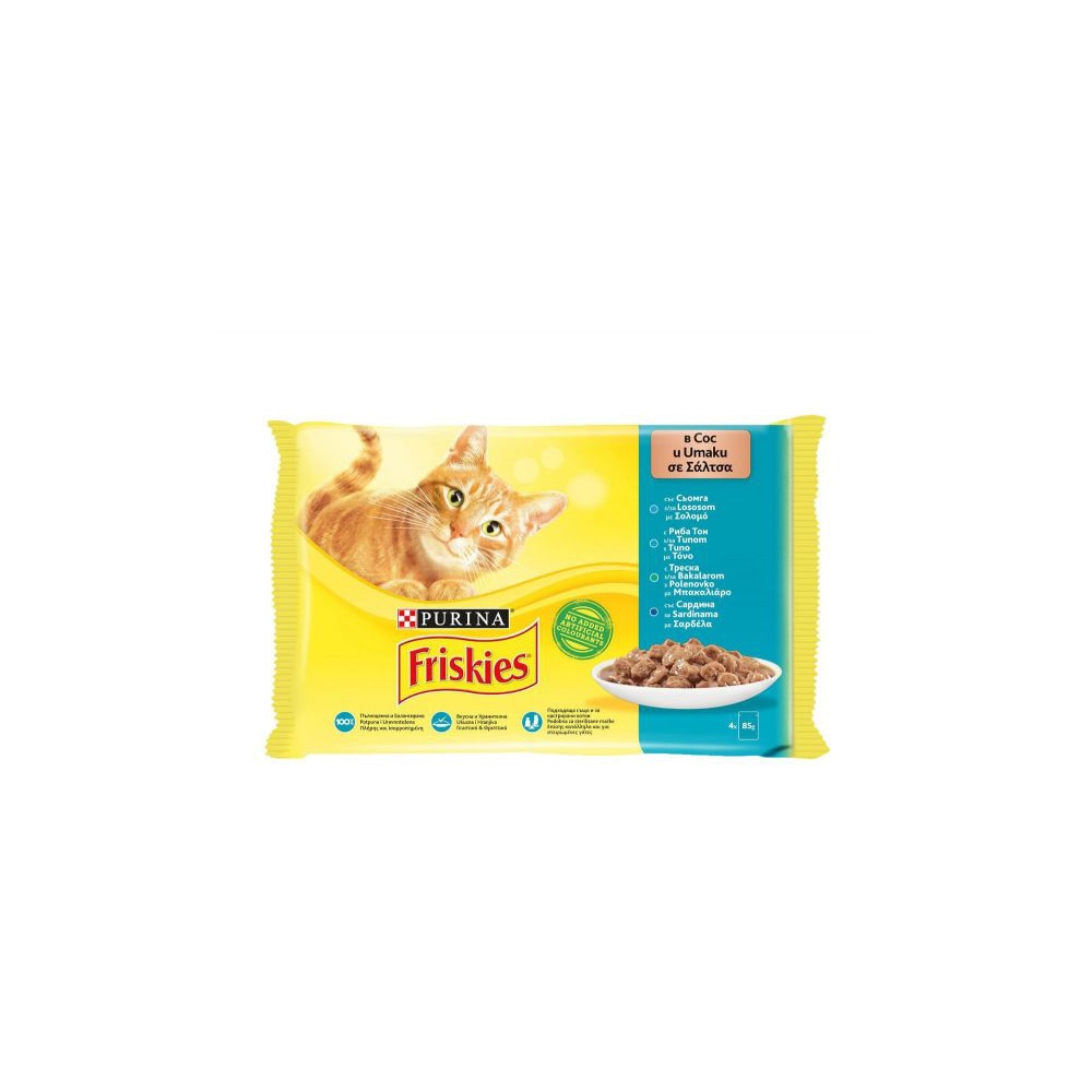 Hrana za mačke Friskies 4 x 85 g