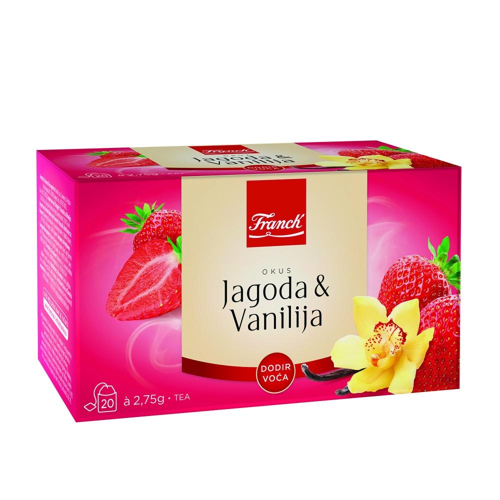 Čaj voćni Franck Jagoda-vanilija 55g