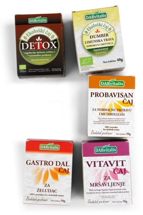 Čaj Darvitalis od 40 g do 50 g