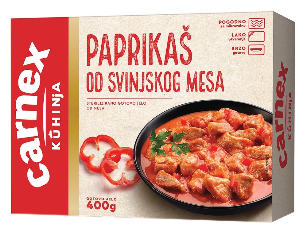 Carnex Svinjski paprikaš 400g