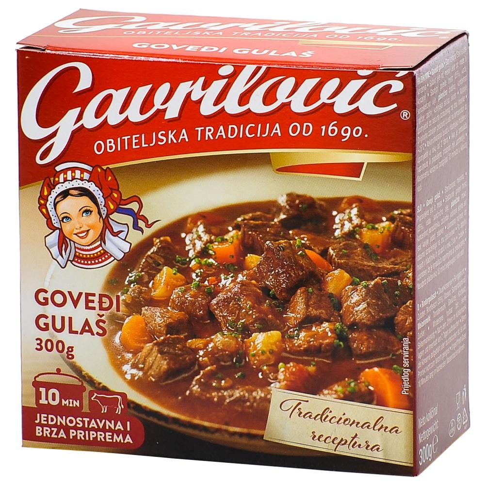 Gulaš Gavrilović Goveđi Gourmet 300 g