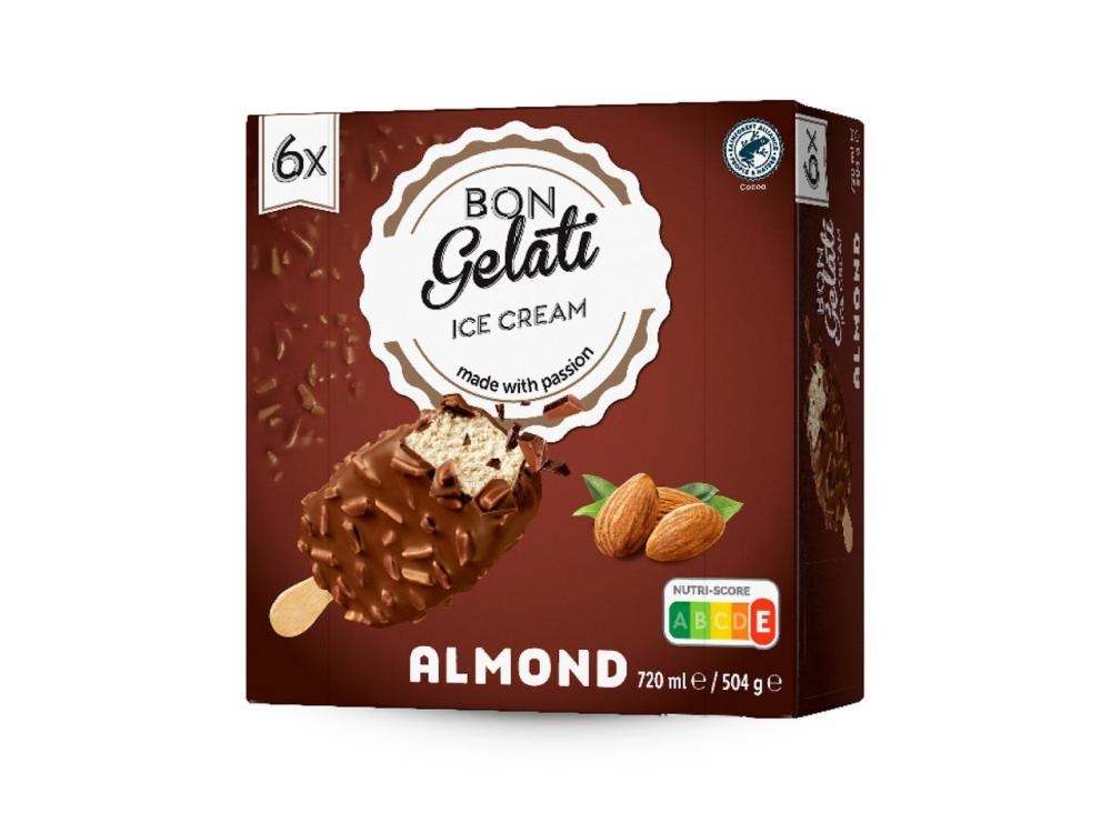 Bon Gelati Krem sladoled od badema 6 x 120 ml