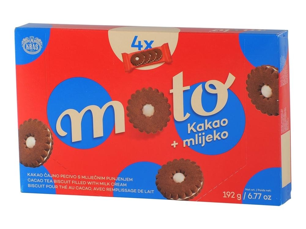 Kraš Keks Moto kakao 192 g Kraš