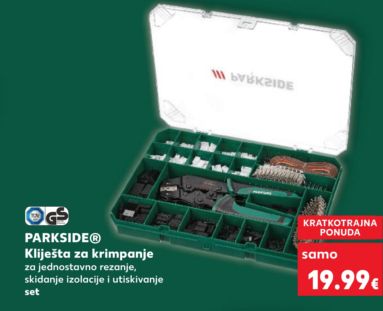 PARKSIDE® Kliješta za krimpanje