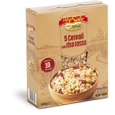 Delici Sole Mix 5 vrsta žitarica i crvena riža 400 g