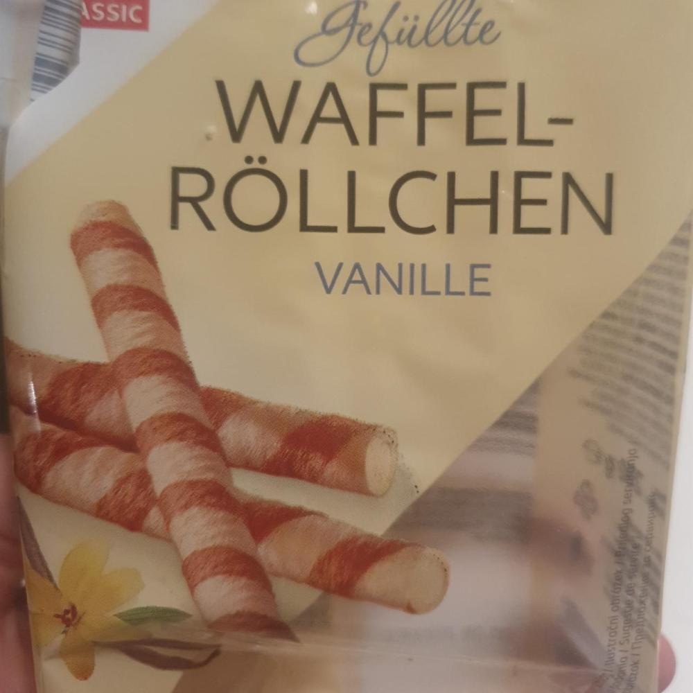 CLASSIC Gefüllte Waffel-Röllchen Vanille 280 g Classic