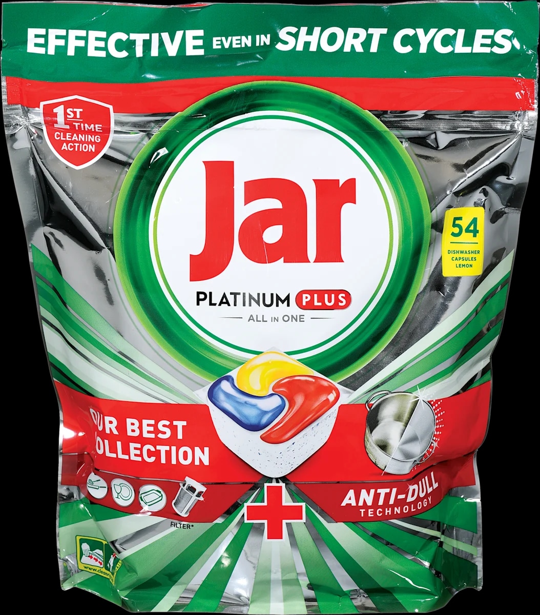 Jar Platinum Plus tablete za strojno pranje posuđa 54 kom.