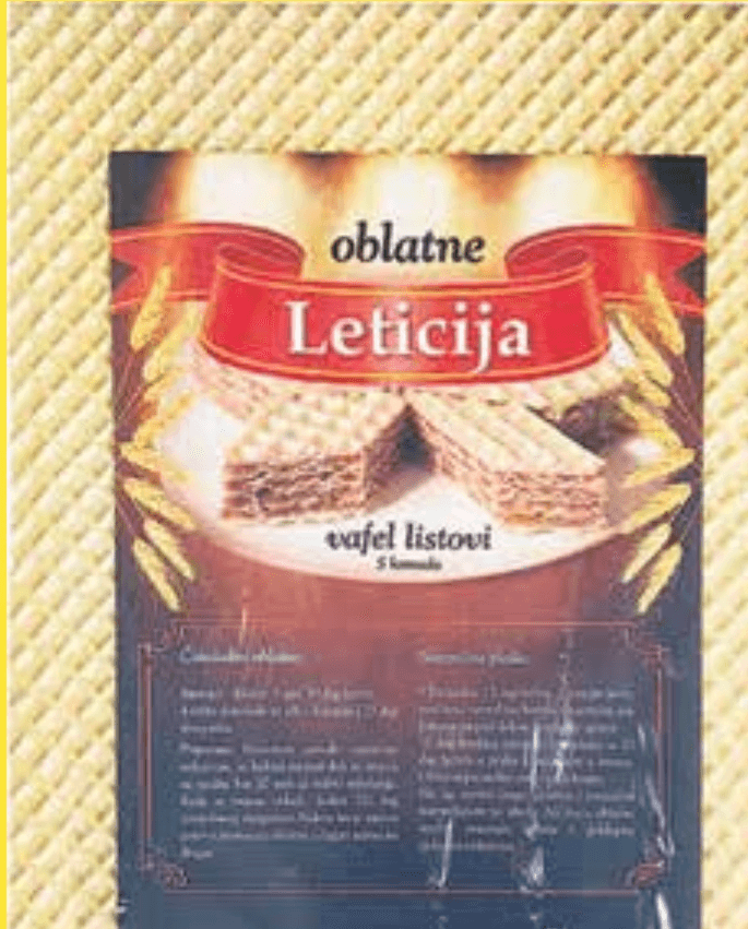 Oblatne Leticija 200 g