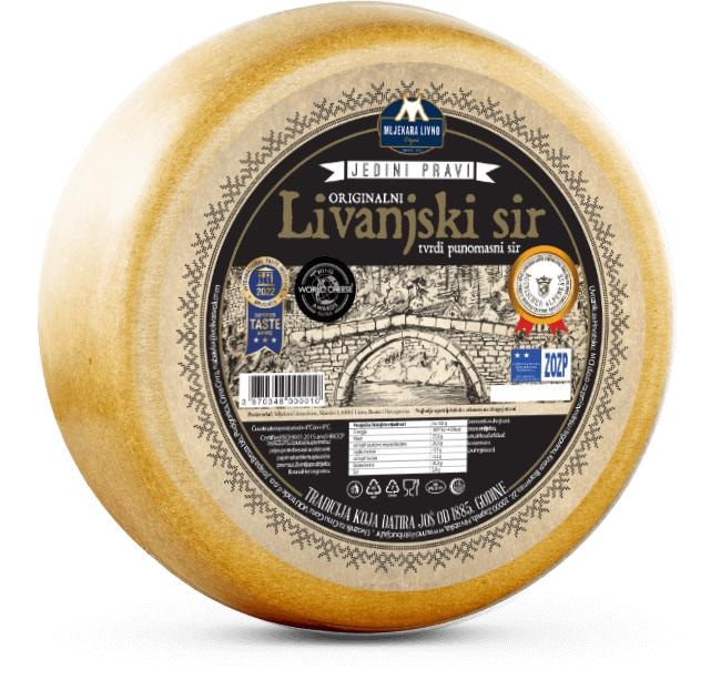 MLJEKARA LIVNO Livanjski sir 300g Mljekara Livno