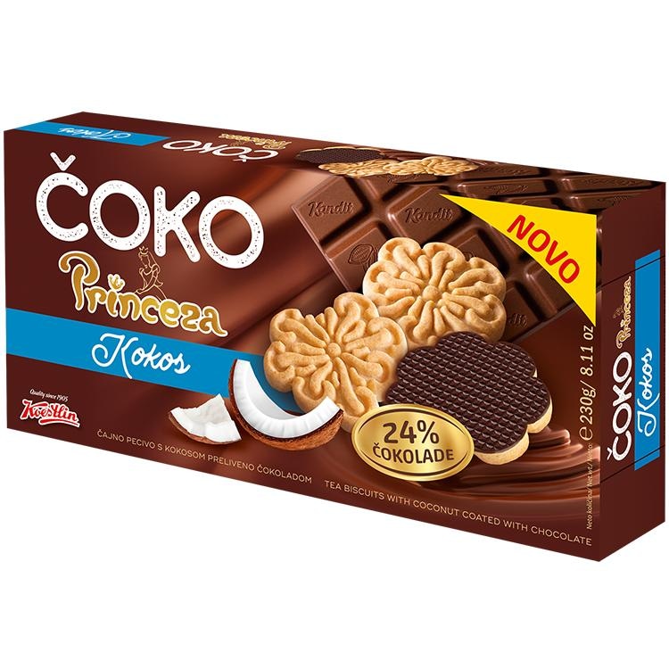 Keks Princeza kokos 230 g