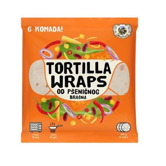 Mulini Tortilja Wraps 780 g