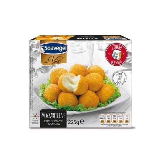 Soavegel Panirane mozzarella kuglice 225 g