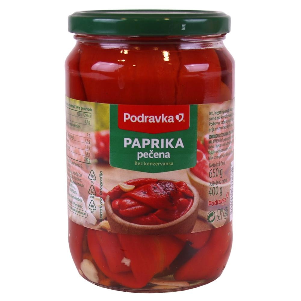 Podravka Pečena paprika 400g Podravka