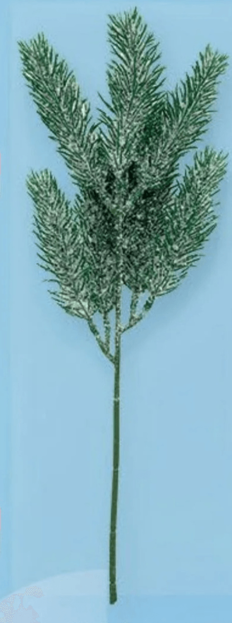 Božićni ukras zasnježena grana bora 1 kom.