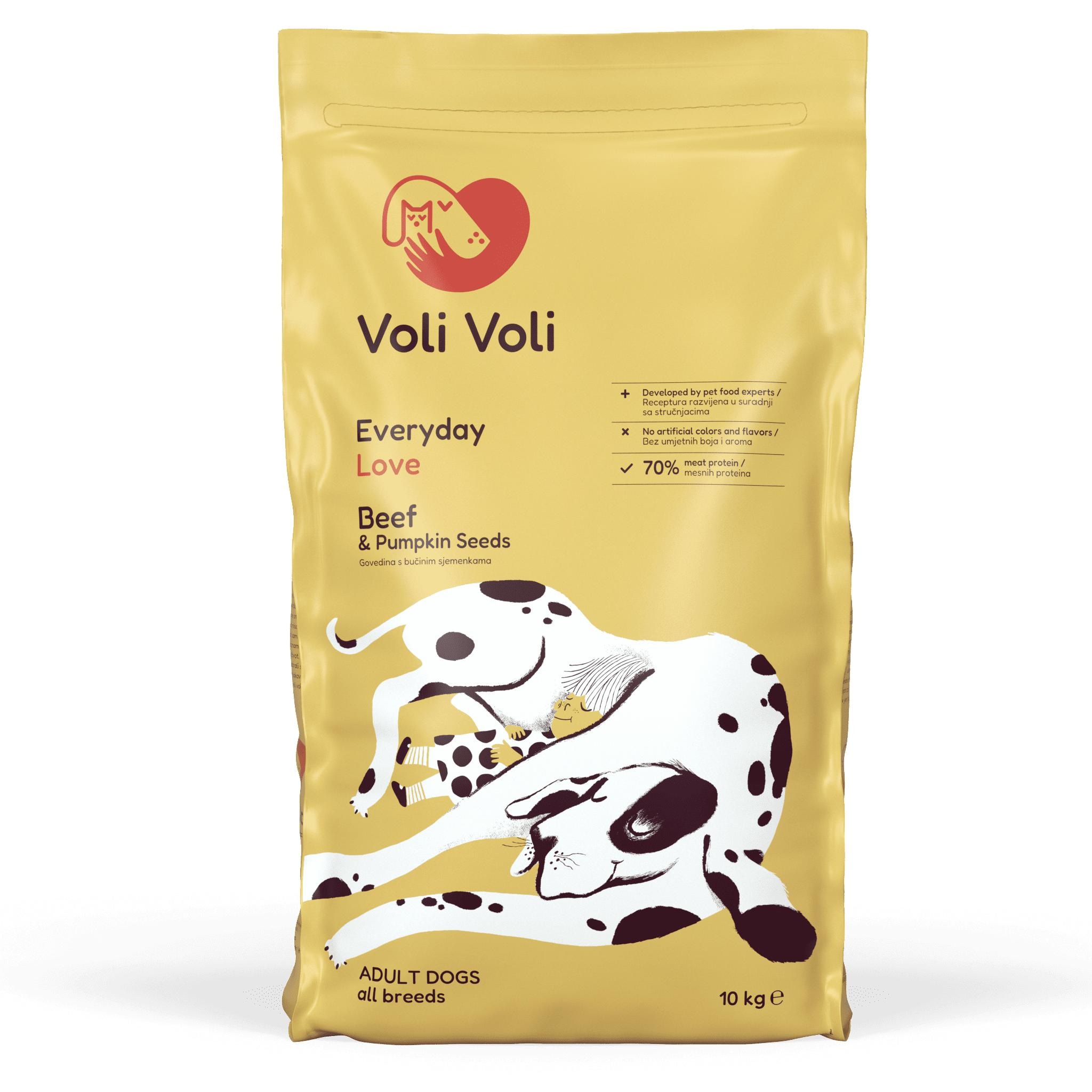 Hrana za pse Voli Voli Piletina&govedina 10 kg