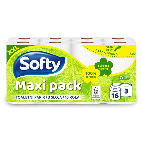 Softy Toaletni papir Maxi pack 16 rola