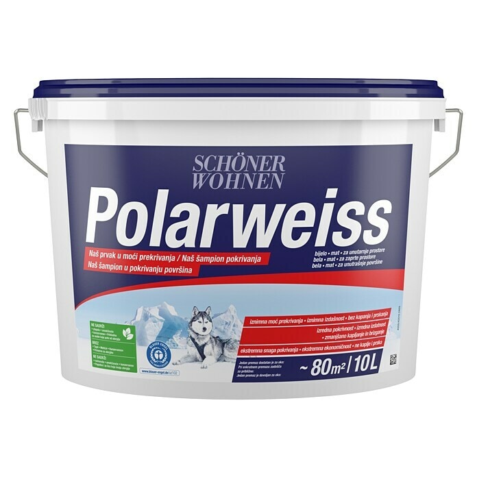 Unutarnja disperzijska boja 'Polarweiss' 10 l