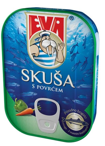 Eva Skuša s povrćem 125 g