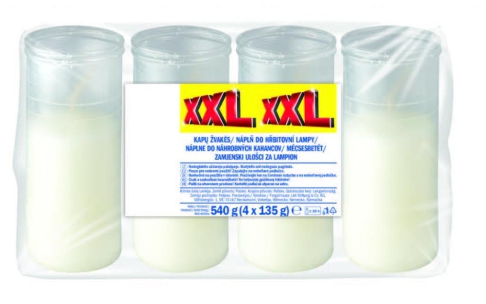 Zamjenski ulošci za lampione XXL 4 x 125 g
