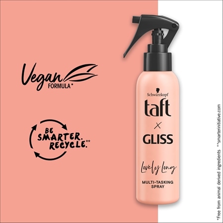 Taft x Gliss Silky Shine Sprej za sjaj kose 150 ml