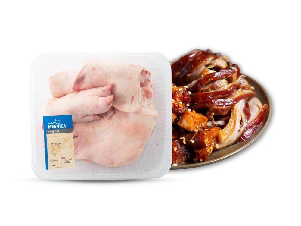 Svježa svinjska glava i nogice cca 3 kg