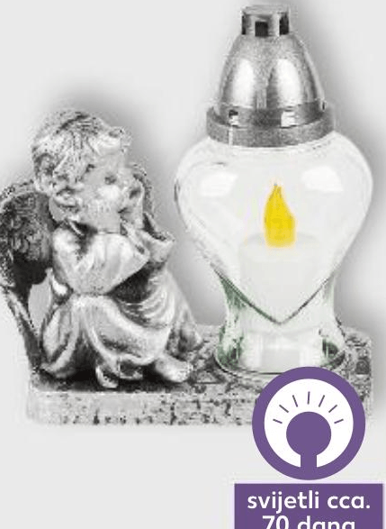 Statua anđeo s lampionom komad