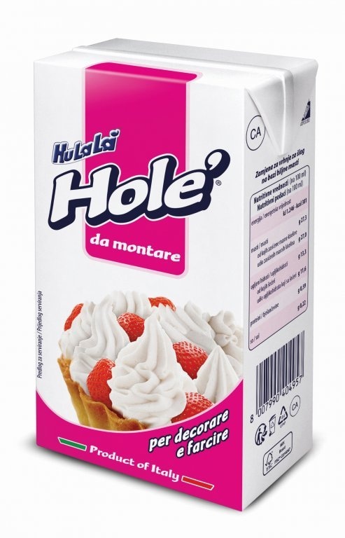 Biljni pripravak za šlag Hole 500ml