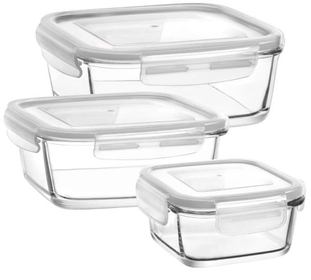 Set posuda za hranu Frigo 3/1, 1.2,3 l