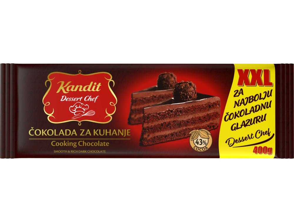 Kandit Čokolada za kuhanje XXL 400g