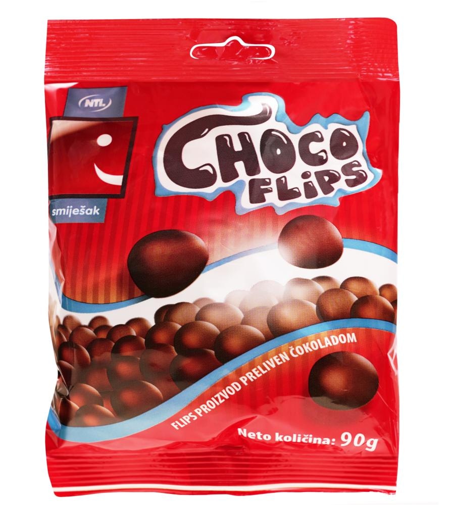 Čokoladni flips 90 g Smiješak