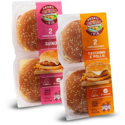 Cheeseburger svinjetina/puretina i piletina 2 kom
