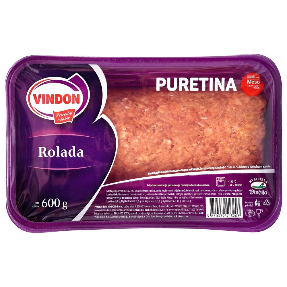 Pureća rolada 600g Vindija