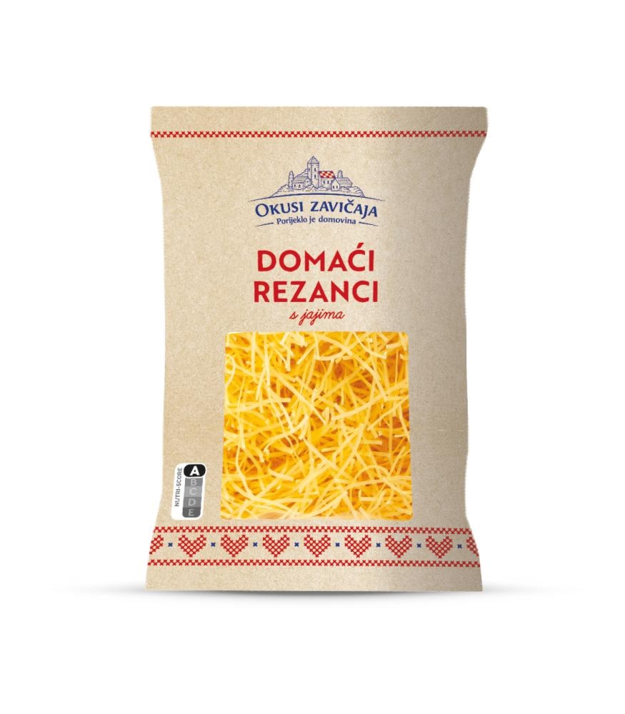 Okusi zavičaja Domaći rezanci s jajima 500 g