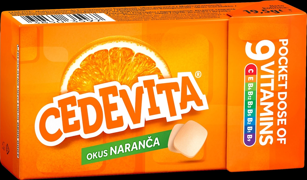 Cedevita Bombon naranča, limun 18 g, 1 kom