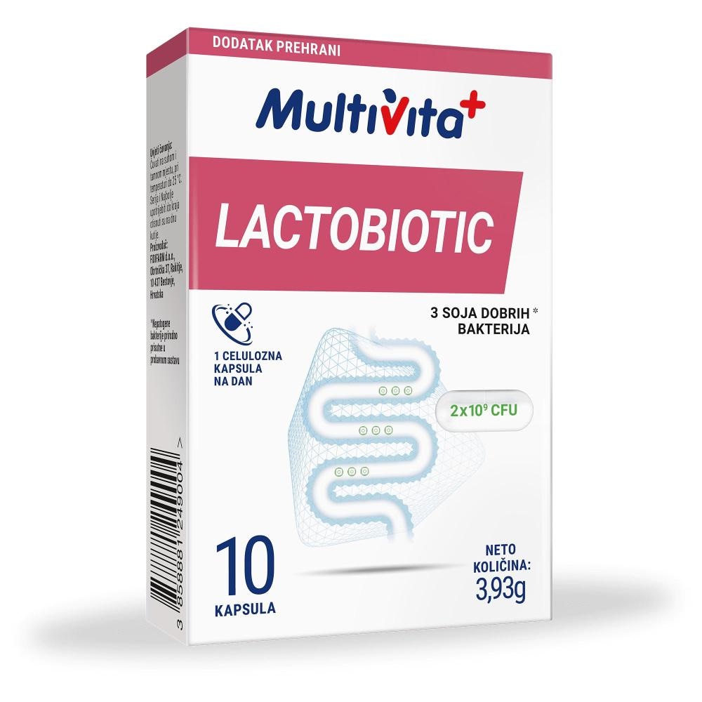 Multivita Lactobiotic kapsule 10 kom. Multivita