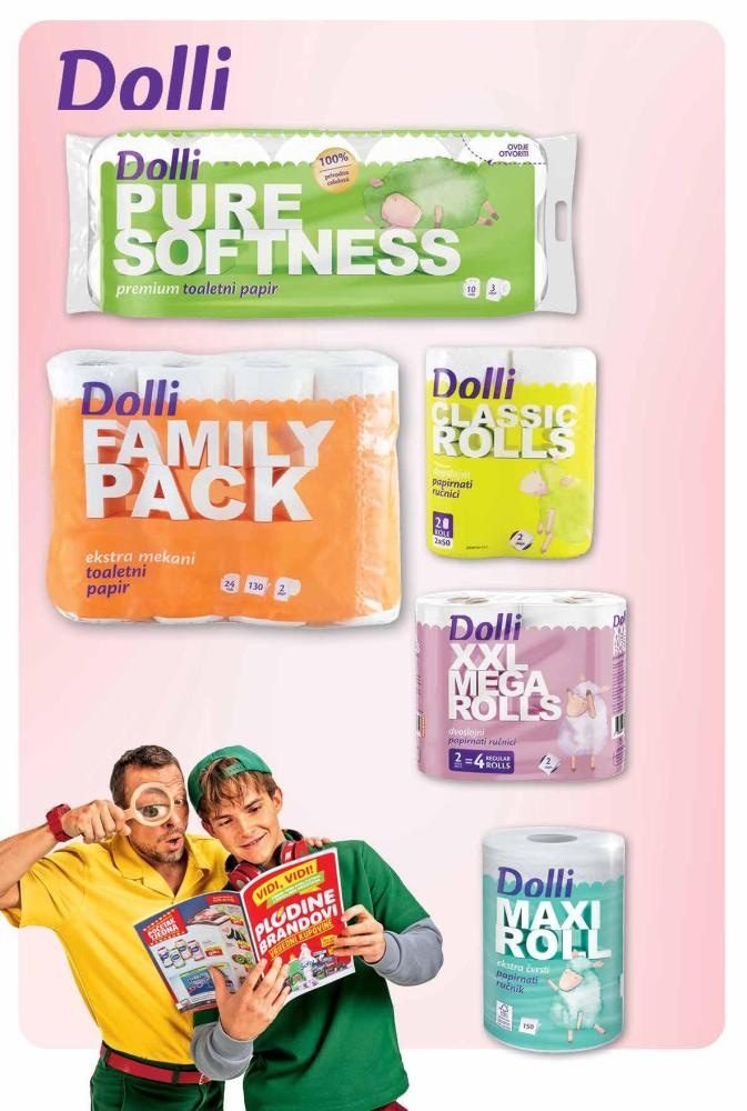Dolli Toaletni papir Family Pack 24 role