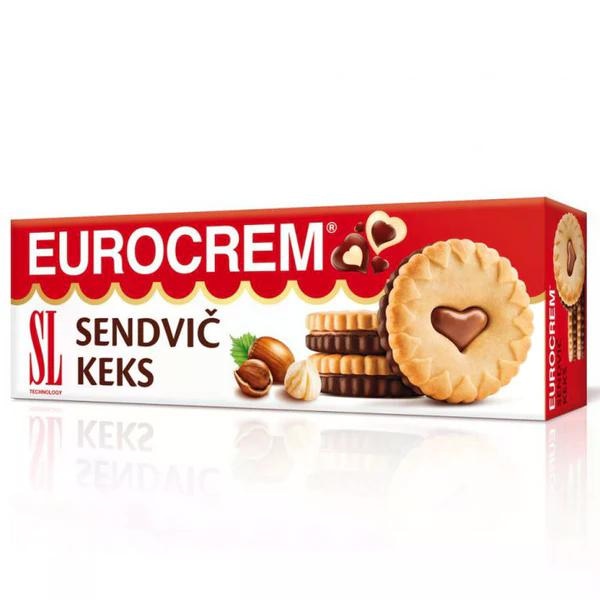 Eurocrem Sendvič Keks 125 g