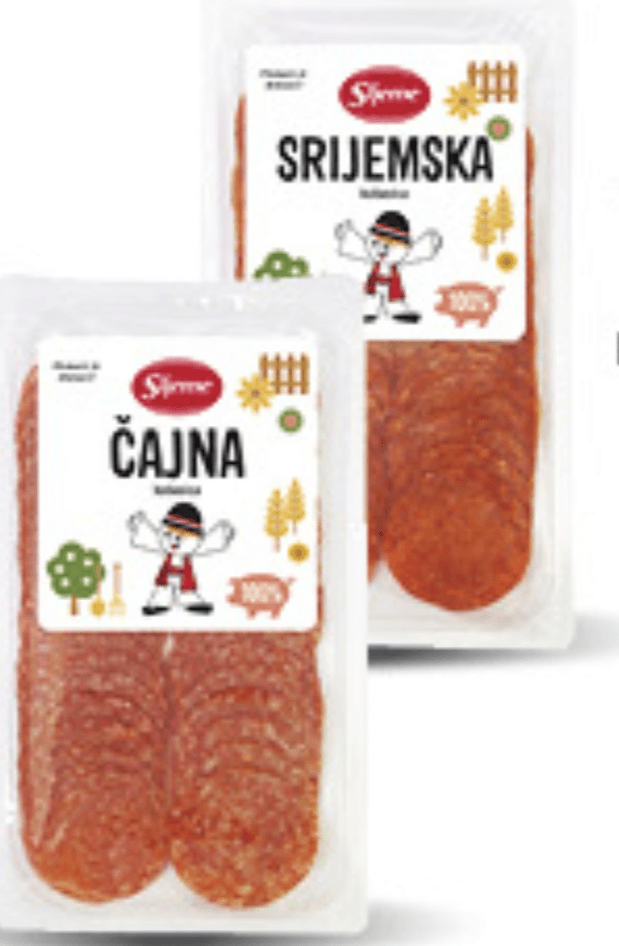 Čajna, Srijemska kobasica 80g Sljeme